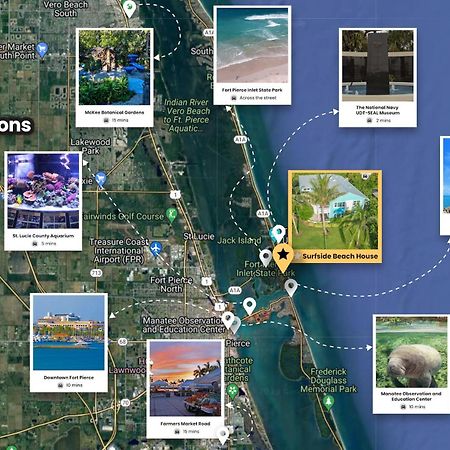 Fort Pierce - 2Bd,2Ba Tropical Surfside Retreat Buitenkant foto